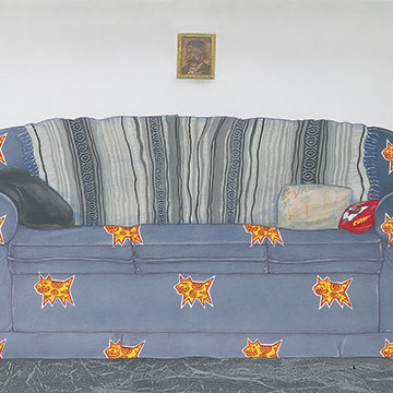 Adolfo Gustavo Martinez, El Soltero, 2006, Acrylic on paper 